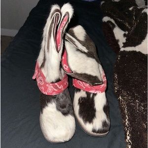 Dan post cowhide kids boots